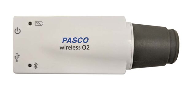 PS3217 MAIN Bezprzewodowy czujnik tlenu PASCO PS-3217 Bezprzewodowy czujnik tlenu mierzy stężenie O2 w gazie oraz wilgotność i temperaturę powietrza. Ma zastosowanie w wielu doświadczeniach z zakresu biologii, nauk o środowisku i fizjologii.